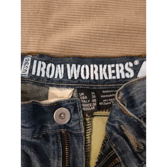 IRONWORKERS Motorcycle jeans reenforced Sz 30 - Picture 3 of 5